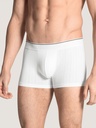 Boxer homme 94% coton respirant & anti-odeurs CALIDA "Pure & Style" 26686 - Blanc 001 (S)