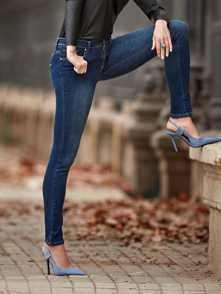 Pantalon legging JANIRA "Pants Jeans Stretch" 1025012 - Azul 103