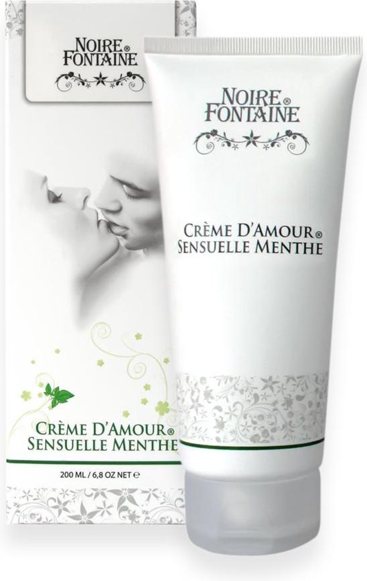 Crème stimulante zones érogènes NOIRE FONTAINE "Crème d'amour" 200ml - Menthe sensuelle