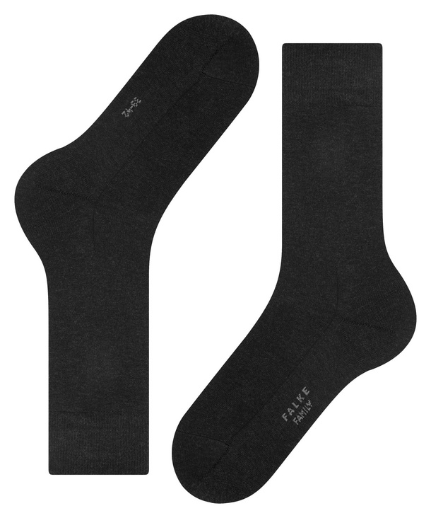 Chaussettes Hommes Coton FALKE "Family We Care" 14657 - Anthracite 3080