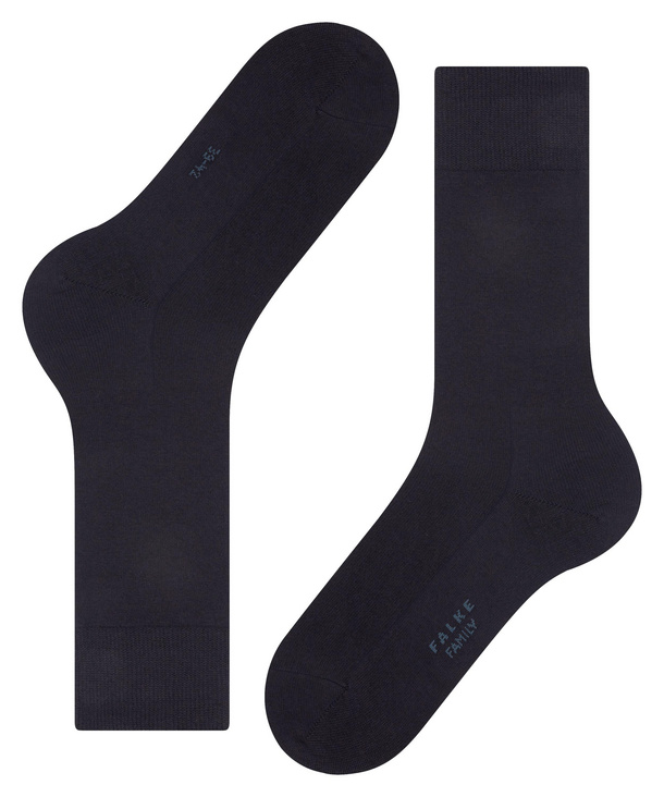 Chaussettes Hommes Coton FALKE "Family We Care" 14657 - Dark navy 6375