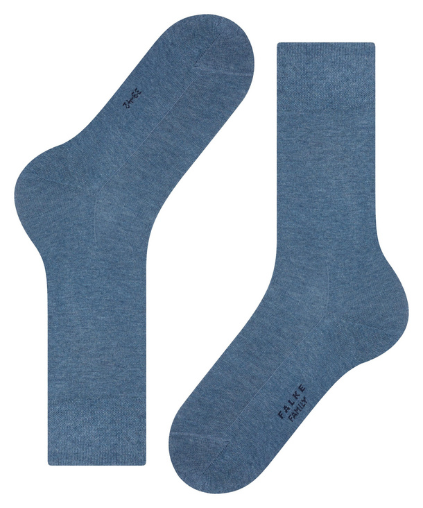 Chaussettes Hommes Coton FALKE "Family We Care" 14657 - Light denim 6660