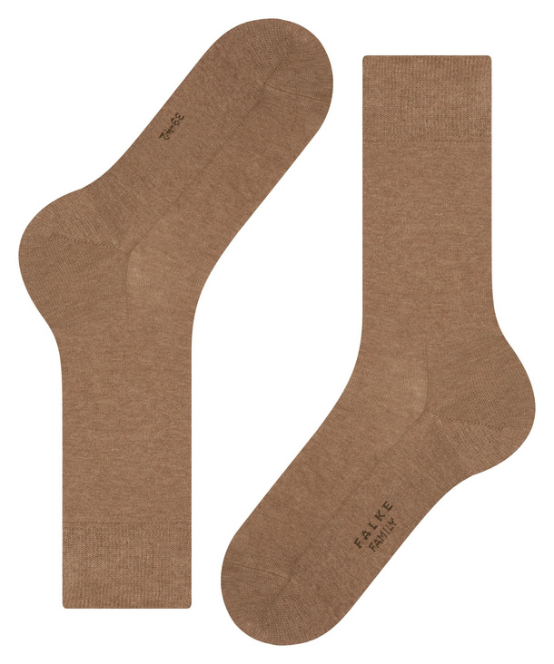 Chaussettes Hommes Coton FALKE "Family We Care" 14657 - Nutmeg mel 5410