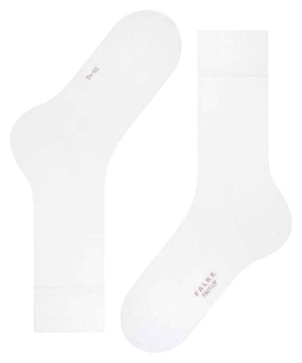 Chaussettes Hommes Coton FALKE "Family We Care" 14657 - White 2000