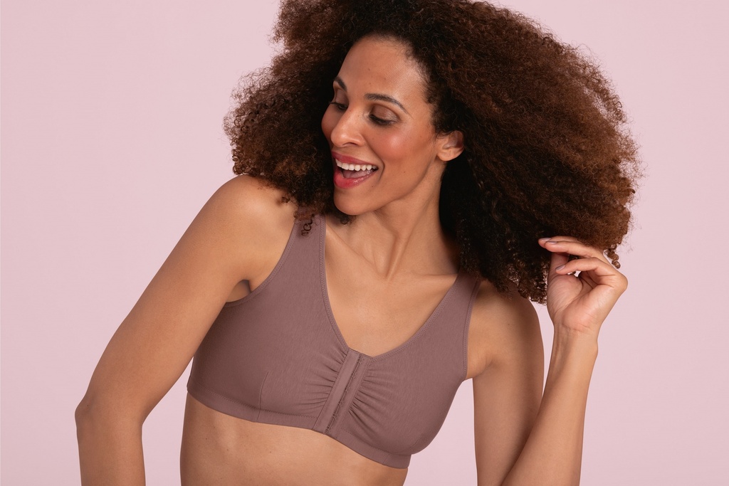 Brassière pour prothèse & fermeture devant ANITA CARE "Hazel" 5765X - Rose pastel 110