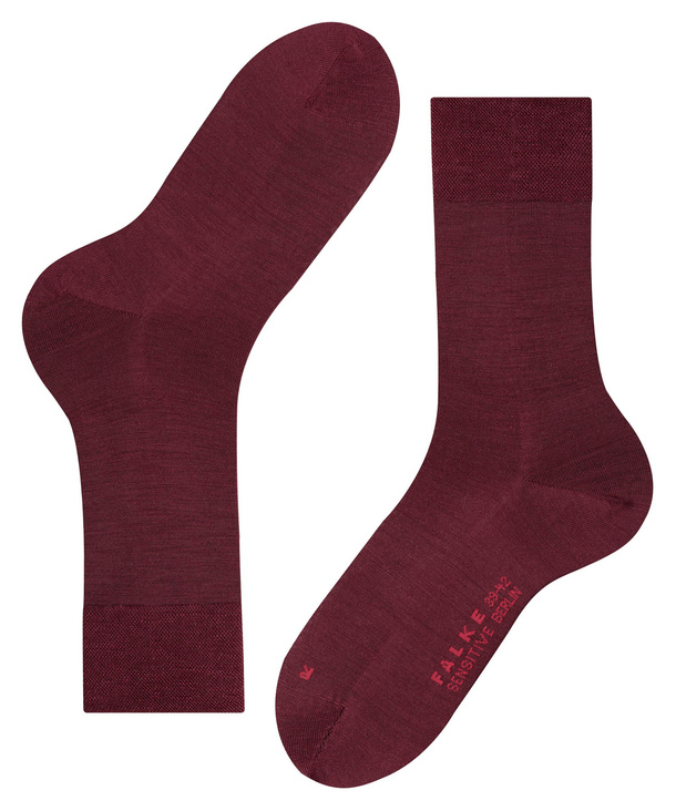 Chaussettes Hommes sans élastique FALKE "Berlin"14416 - Barolo 8596