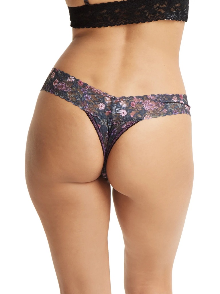 String taille basse dentelle stretch HANKY PANKY "Daily Lace" 771001P - Shiraz SHIR