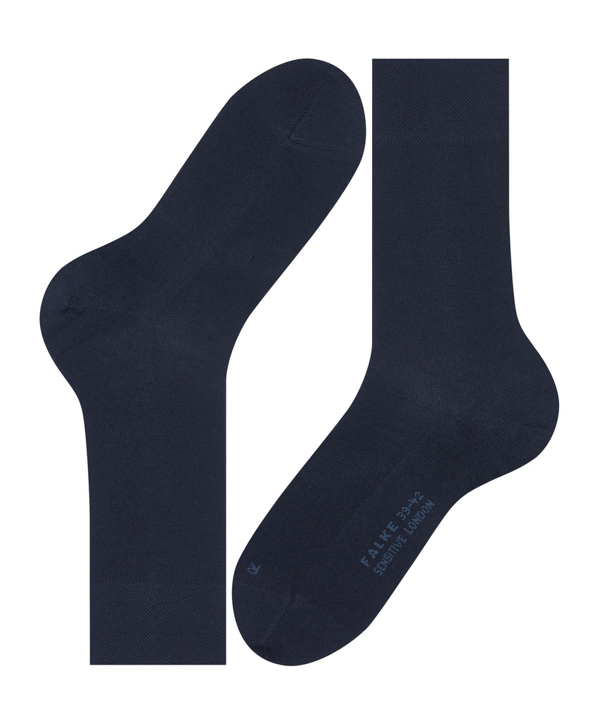 Chaussettes Hommes sans élastique FALKE "London"14616 - Dark navy 6370