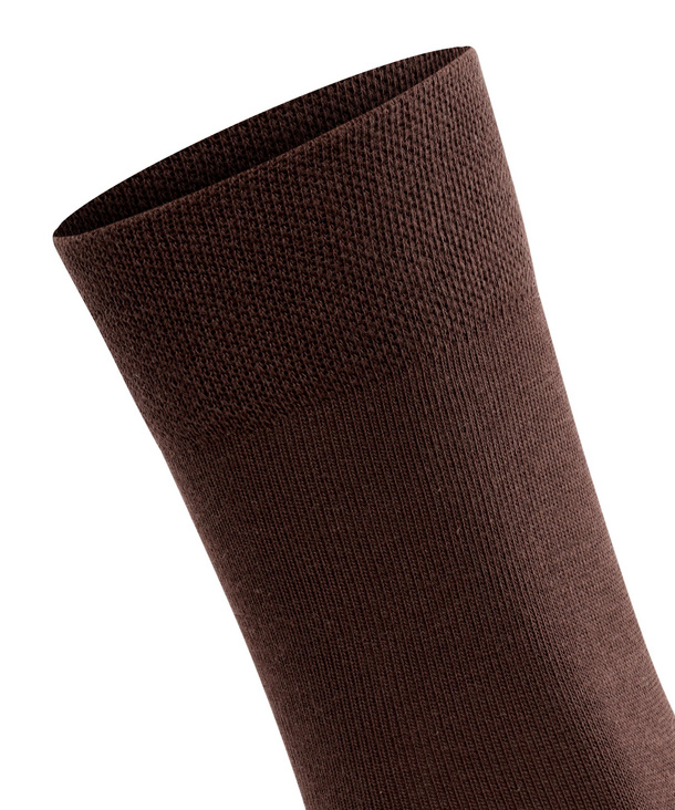 Chaussettes coton dame FALKE "Sensitive London" 47686 - Dark brown 5239