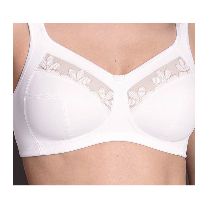 Soutien-gorge pour prothèses sans armatures. ANITA CARE "Sophia" 4709X - Blanc 006