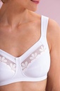 Soutien-gorge pour prothèses sans armatures. ANITA CARE "Sophia" 4709X - Blanc 006