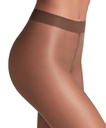 Collant fin 15 deniers FALKE "Seidenglatt 15" 40490 - Coffee 5309