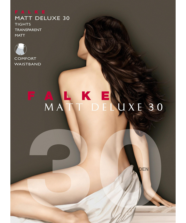 Collant semi-opaque 30 deniers FALKE "Matt Deluxe 30" 40630 - Marine 6179