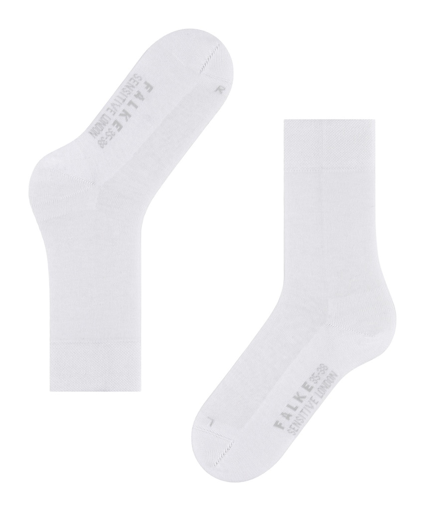 Chaussettes coton dame FALKE "Sensitive London" 47686 - White 2009