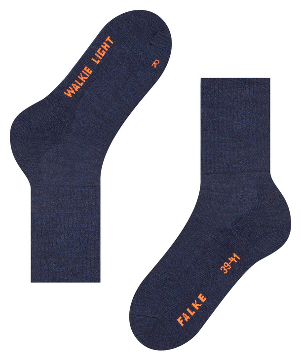 Chaussettes de marche Unisex FALKE "Walkie Light" 16486 - Jeans 6670