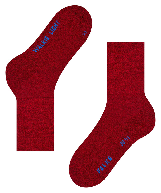 Chaussettes de marche Unisex FALKE "Walkie Light" 16486 - Scarlet 8280