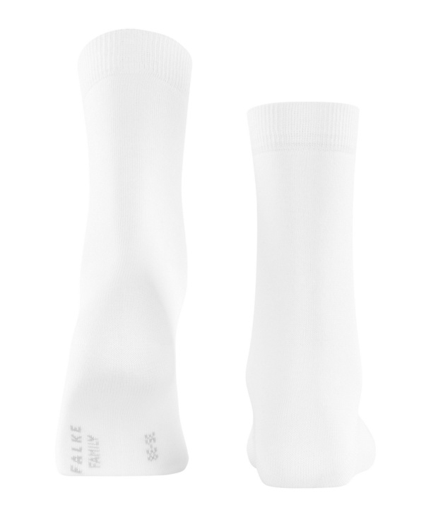 Chaussettes coton FALKE "Family We care" 46490 - Blanc 2009