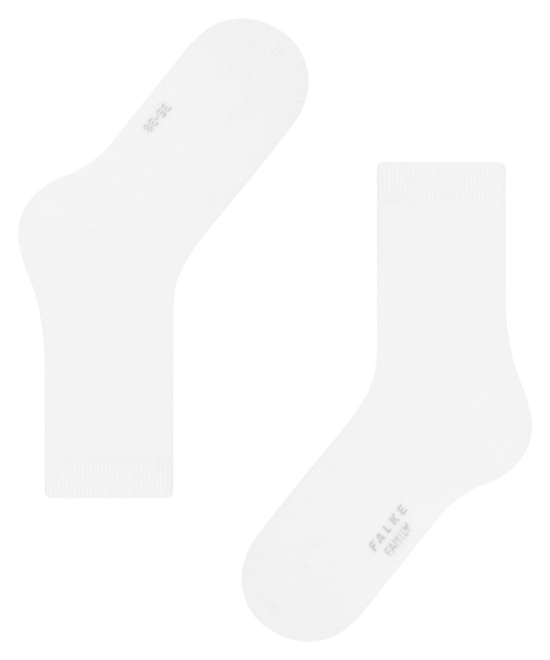 Chaussettes coton FALKE "Family We care" 46490 - Blanc 2009