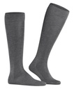 Chaussettes 3/4 Hommes 100% Coton FALKE "Tiago" 15662 - Light greymel 3390