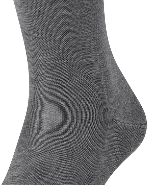 Chaussettes 3/4 Hommes 100% Coton FALKE "Tiago" 15662 - Light greymel 3390