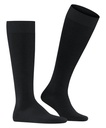 Chaussettes 3/4 hommes de compression medium FALKE "Travel&Comfort Energizing wool" 15530 - Black 3000