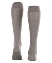 Chaussettes 3/4 laine sans élastique dame FALKE "Berlin Sensitive" 47416 - Light grey mel 3830