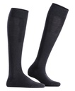 Chaussettes 3/4 laine sans élastique dame FALKE "Berlin Sensitive" 47416 - Dark navy 6379