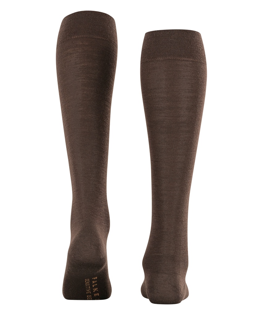 Chaussettes 3/4 laine sans élastique dame FALKE "Berlin Sensitive" 47416 - Dark brown 5239