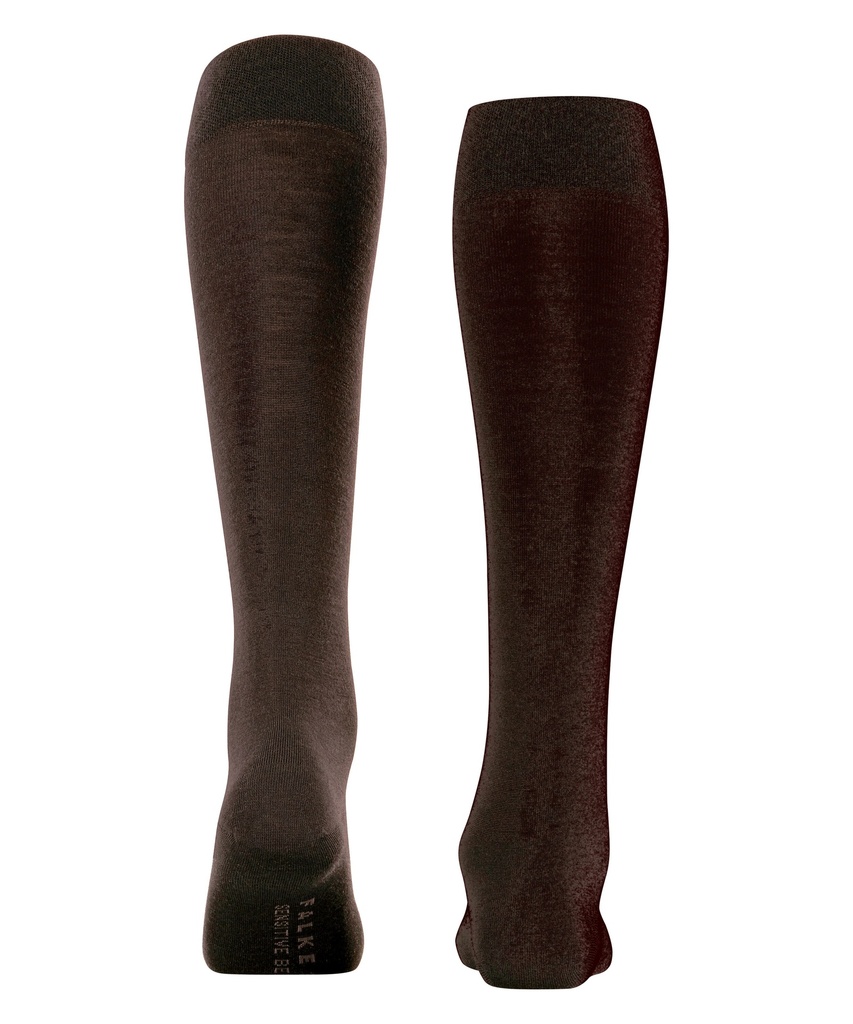 Chaussettes 3/4 laine sans élastique dame FALKE "Berlin Sensitive" 47416 - Black 3009