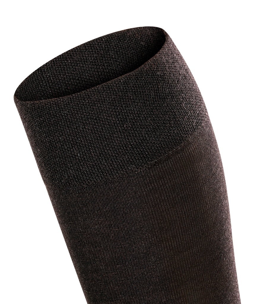 Chaussettes 3/4 laine sans élastique dame FALKE "Berlin Sensitive" 47416 - Black 3009