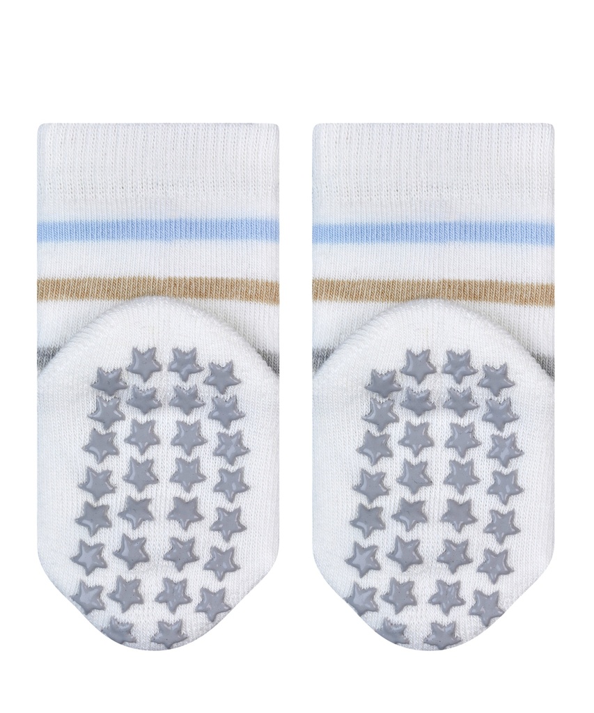 Chaussettes Bébes antidérapantes FALKE "Multi Stripe" 12181 - Off white 2040