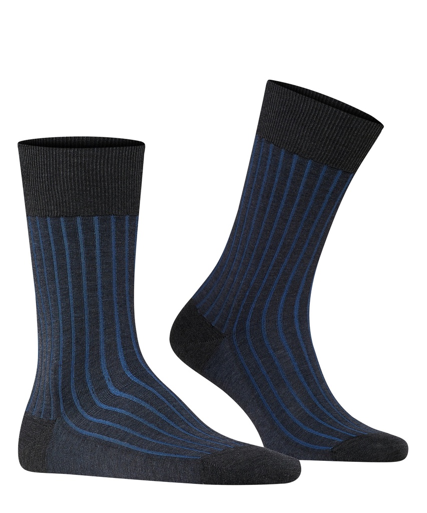 Chaussettes Hommes 100% fil d'écosse FALKE "Shadow"14648 - Anthracite mel 3191