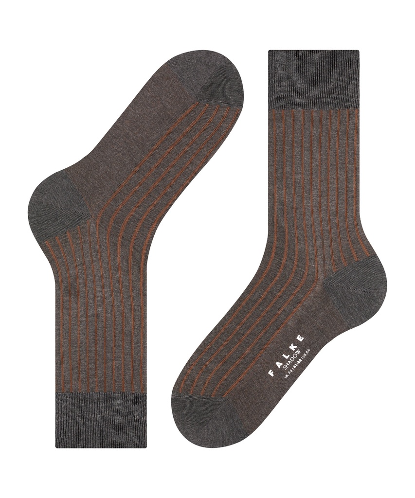 Chaussettes Hommes 100% fil d'écosse FALKE "Shadow"14648 - Flanell 3210