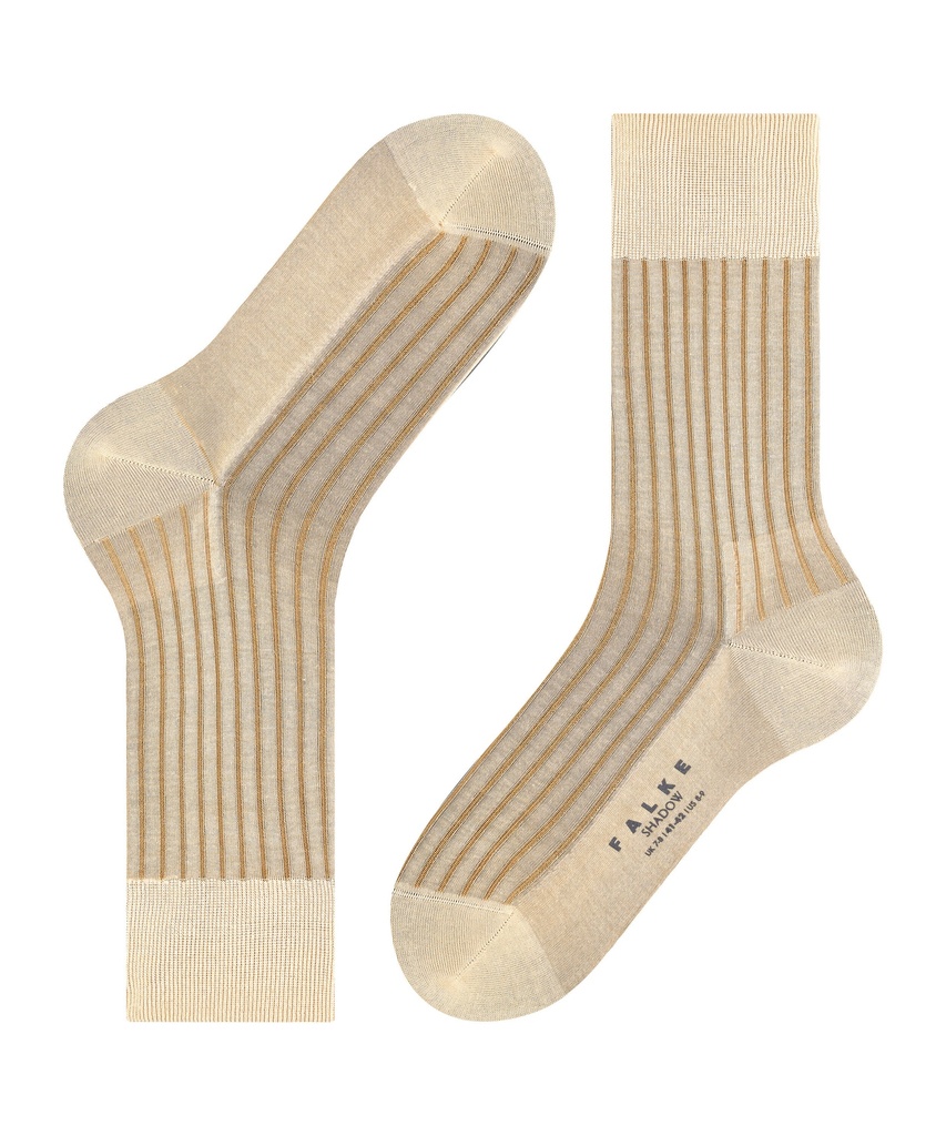 Chaussettes Hommes 100% fil d'écosse FALKE "Shadow"14648 - Gravel 4840