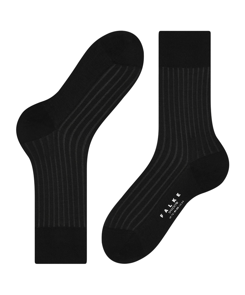 Chaussettes Hommes 100% fil d'écosse FALKE "Shadow"14648 - Grey white 3030