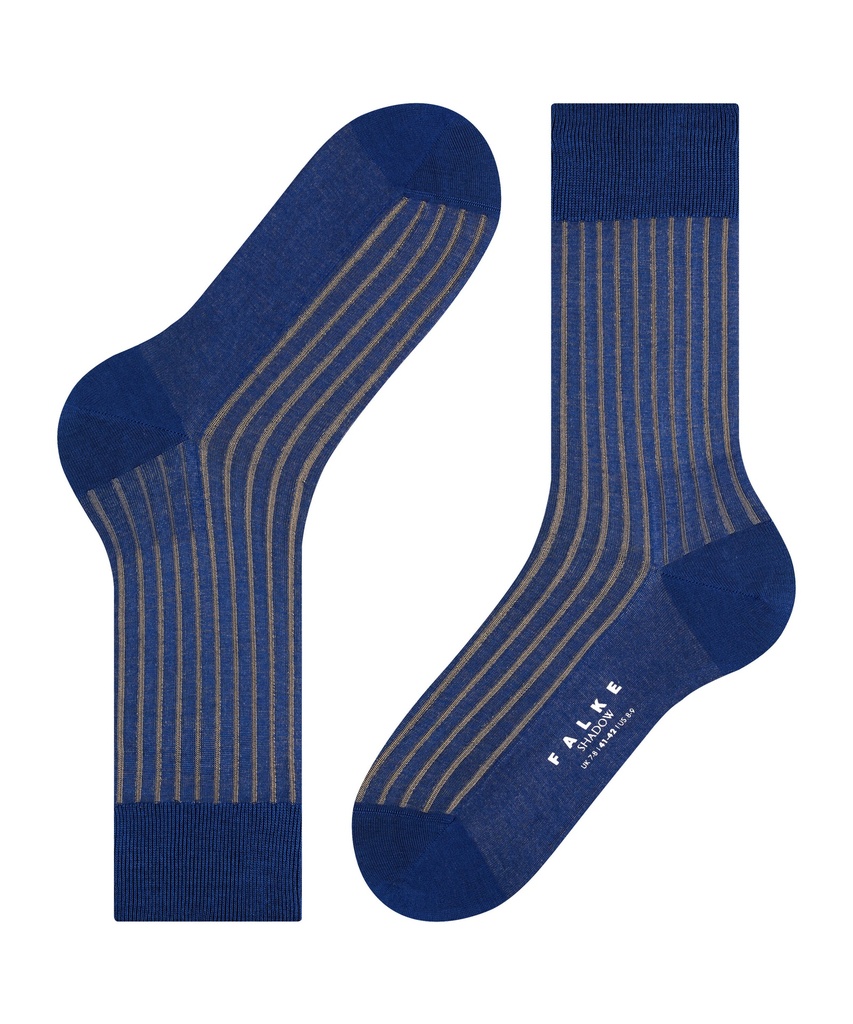 Chaussettes Hommes 100% fil d'écosse FALKE "Shadow"14648 - Ink 6002