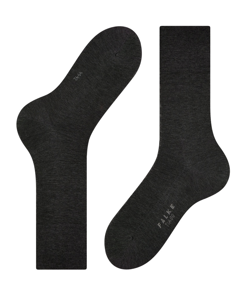 Chaussettes Hommes 100% fil d'écosse FALKE "Tiago" 14662 - Anthracite mel 3190