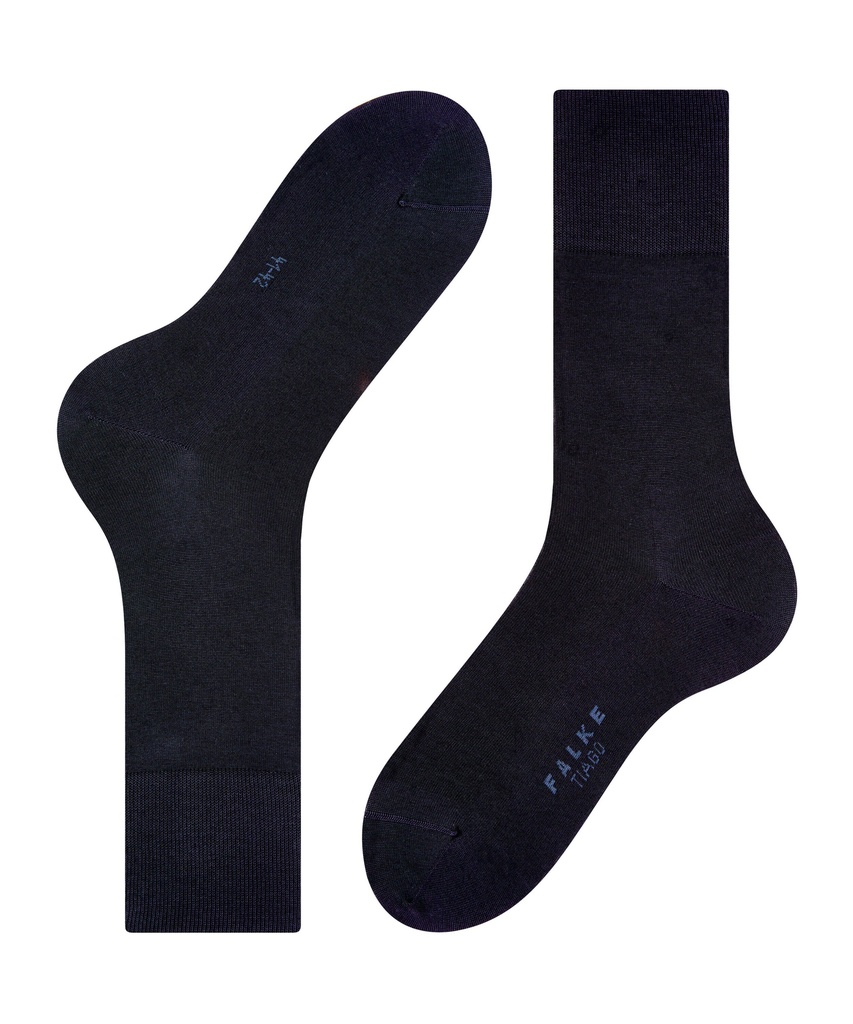 Chaussettes Hommes 100% fil d'écosse FALKE "Tiago" 14662 - Dark navy 6370