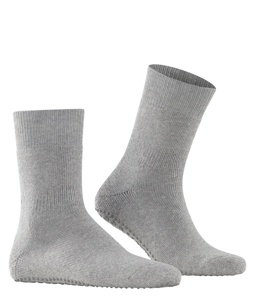 Chaussettes Hommes antidérapante FALKE "Homepads" 16500 - Light grey 3400