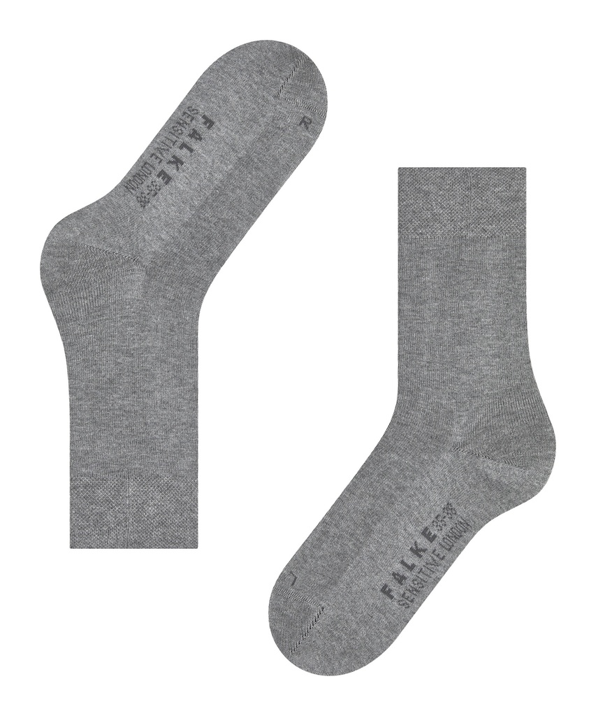Chaussettes coton dame FALKE "Sensitive London" 47686 - Greymix 3399