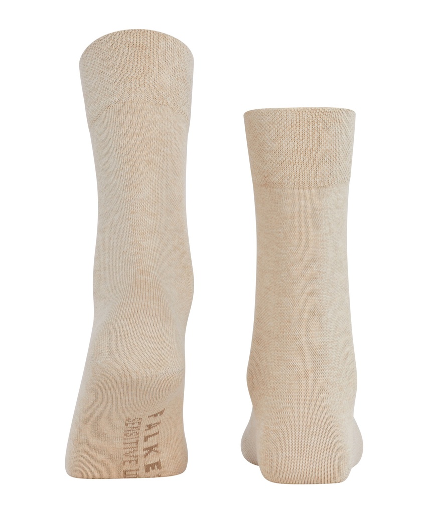 Chaussettes coton dame FALKE "Sensitive London" 47686 - Sand mel 4659