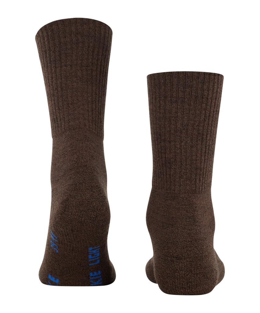 Chaussettes de marche Unisex FALKE "Walkie Light" 16486 - Dark brown 5450