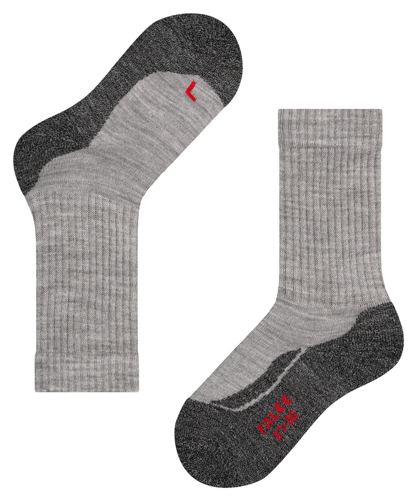 Chaussettes enfants FALKE "Active Warm" 10450 - M.grey mel 3530