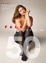 Collant opaque 50 deniers FALKE "Beauty Plus 50 Plus Size Tights" 43001 - Black 3009