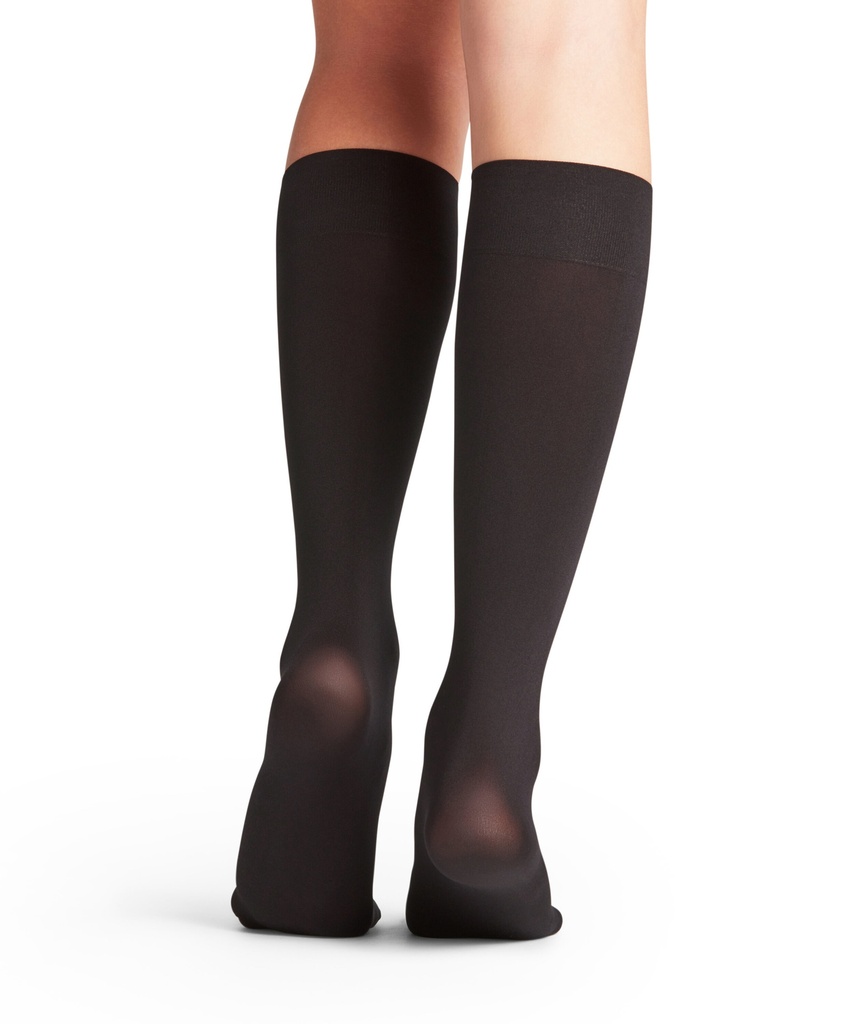 Mi-bas semi opaque 40 deniers FALKE "Seidenglatt 40" 41744 - Black 3009