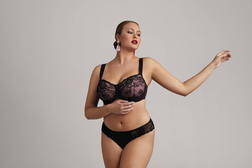 Soutien-gorge Balconnet ANITA ROSA FAIA "Antonia" 5205 - Noir 001