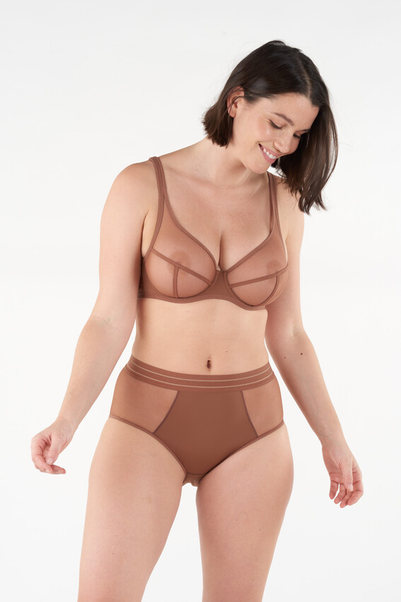 Shorty MAISON LEJABY " Nufit" 171269 - Cacao M0015