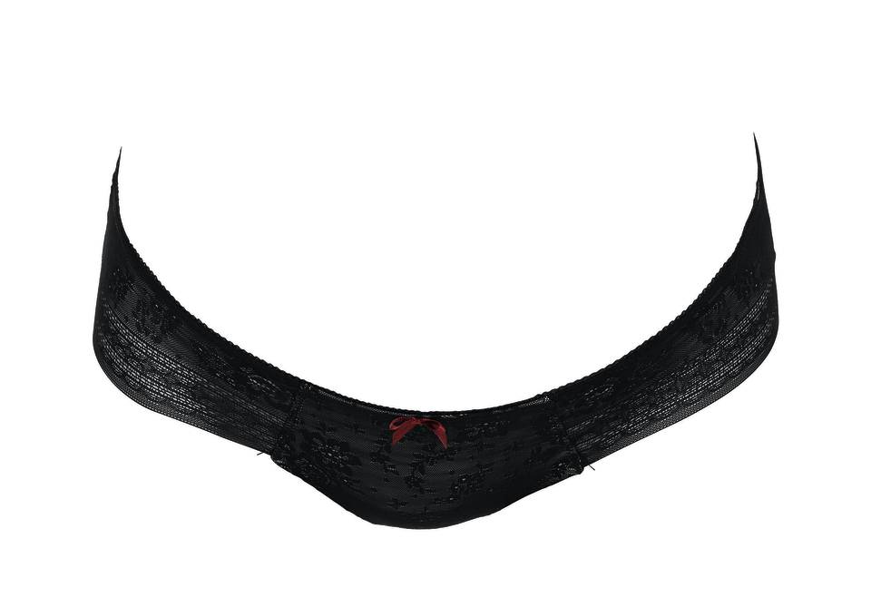 Slip ANITA ROSA FAIA "Fleur" 1353 - Noir 001
