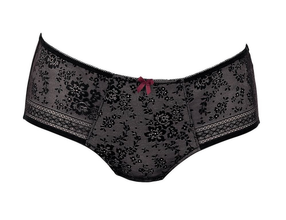 Slip ANITA ROSA FAIA "Fleur" 1353 - Noir 001