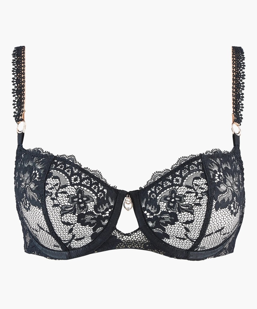 Soutien-gorge corbeille AUBADE "Night Bird" RDF1414 - Black queen BQUE